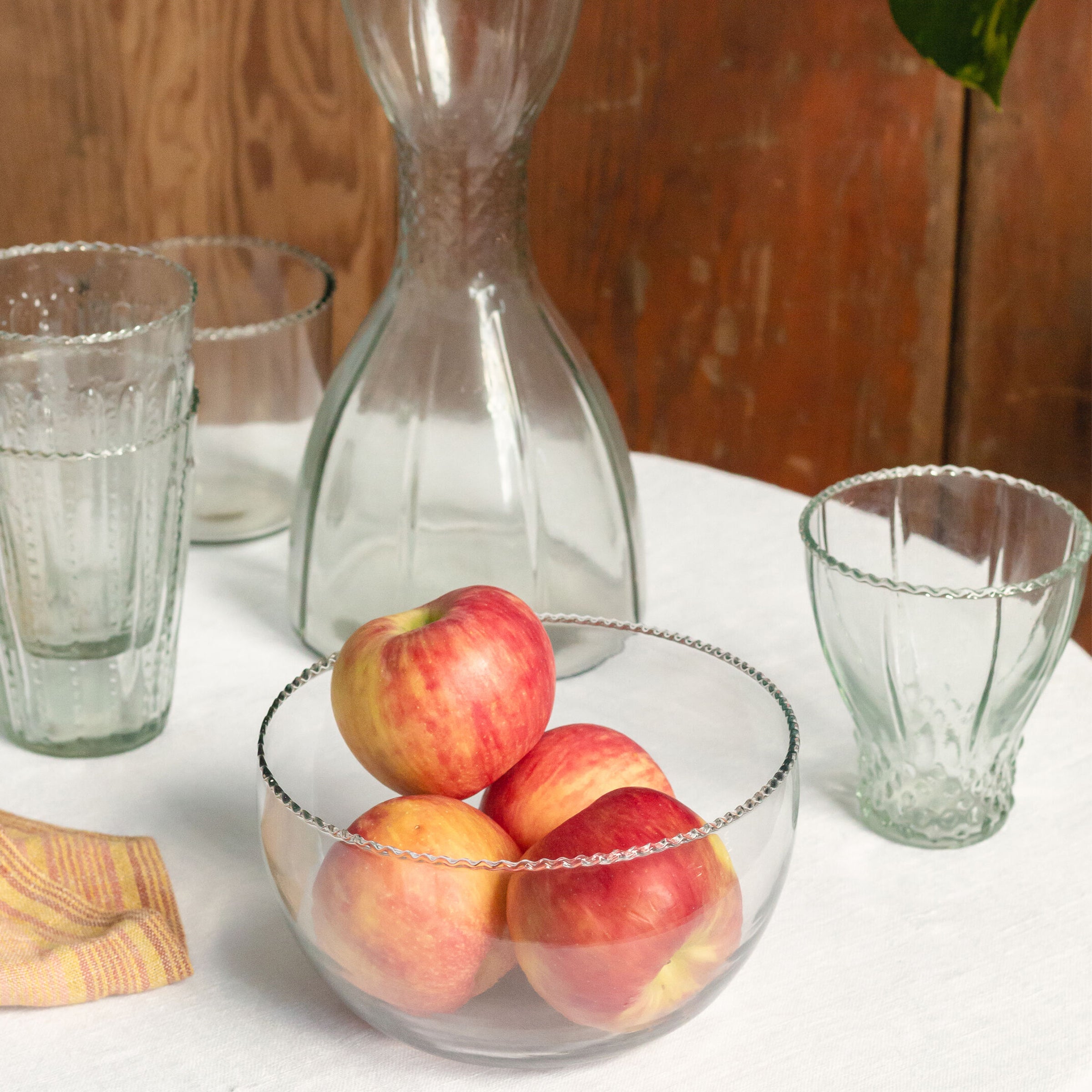 Ruffle Bell Glasses, Set of 4